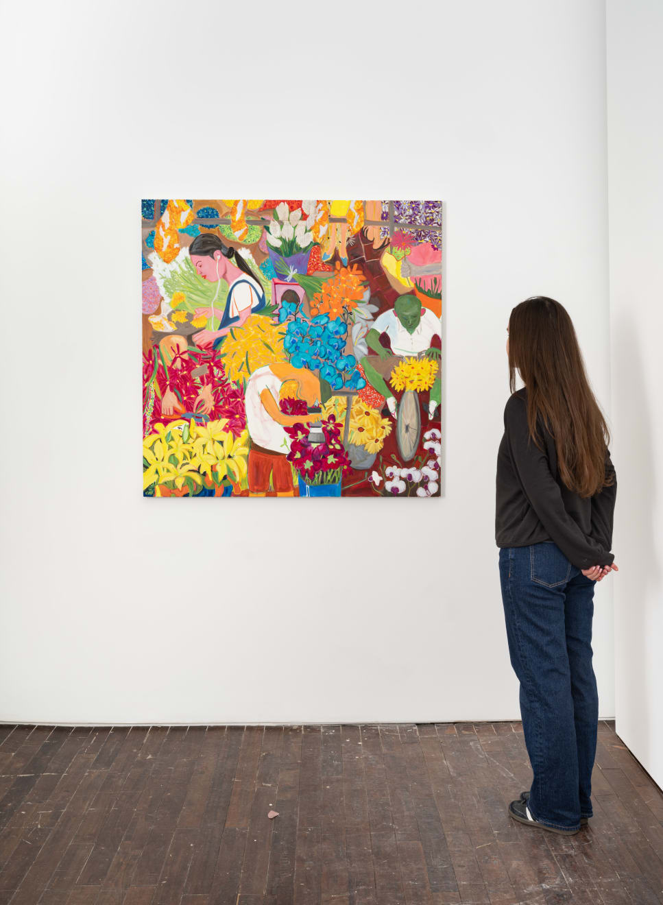 Maureen O'Leary, Flower Market, Bangkok, 2025