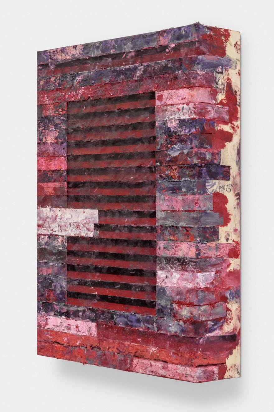 Tim Youd, Typewriter Ribbon Painting 8 (Series 3), 2020