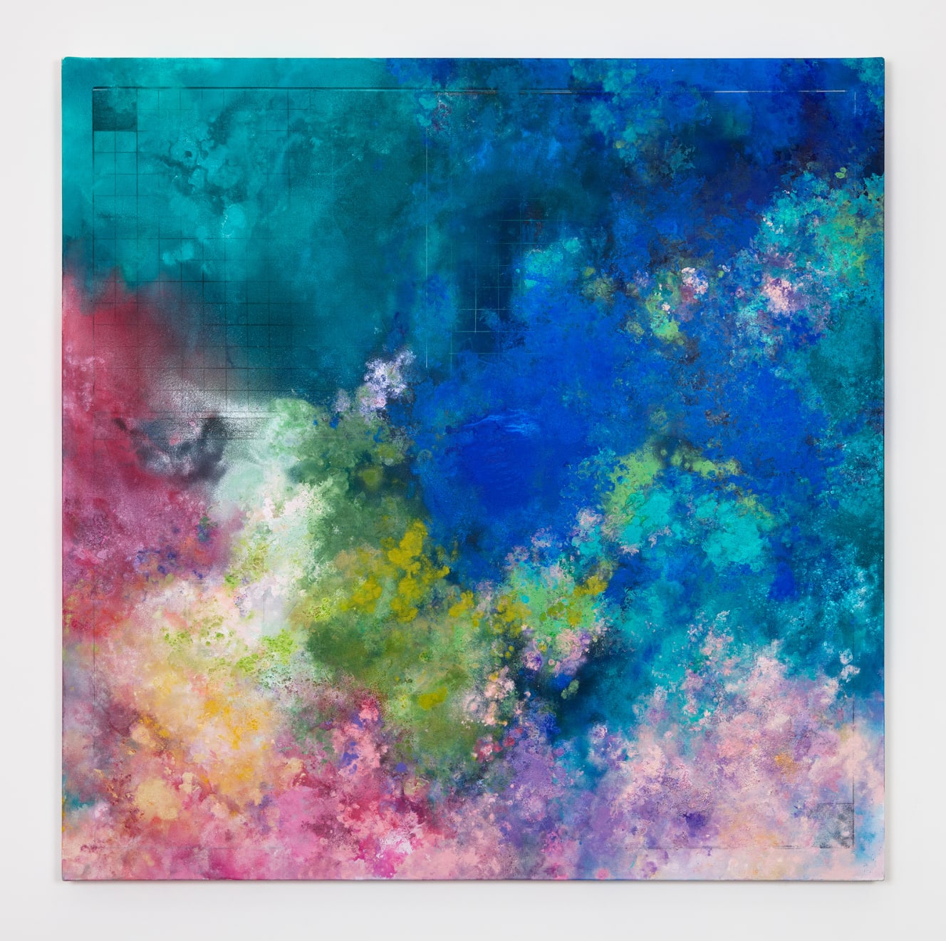 Diane Burko, Coral Quartet #1, 2018