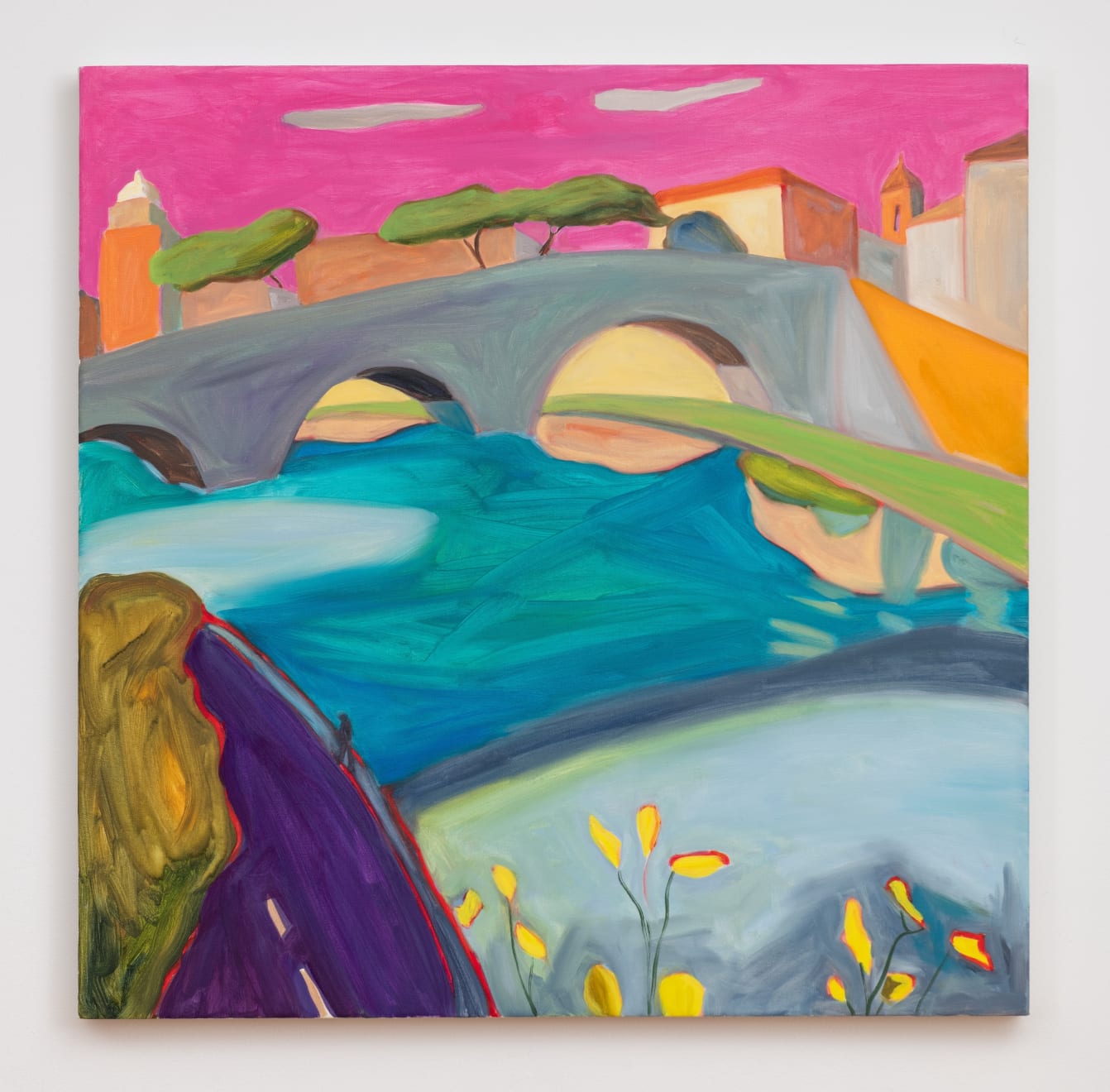 Maureen O'Leary, Road by the Tiber, 2023