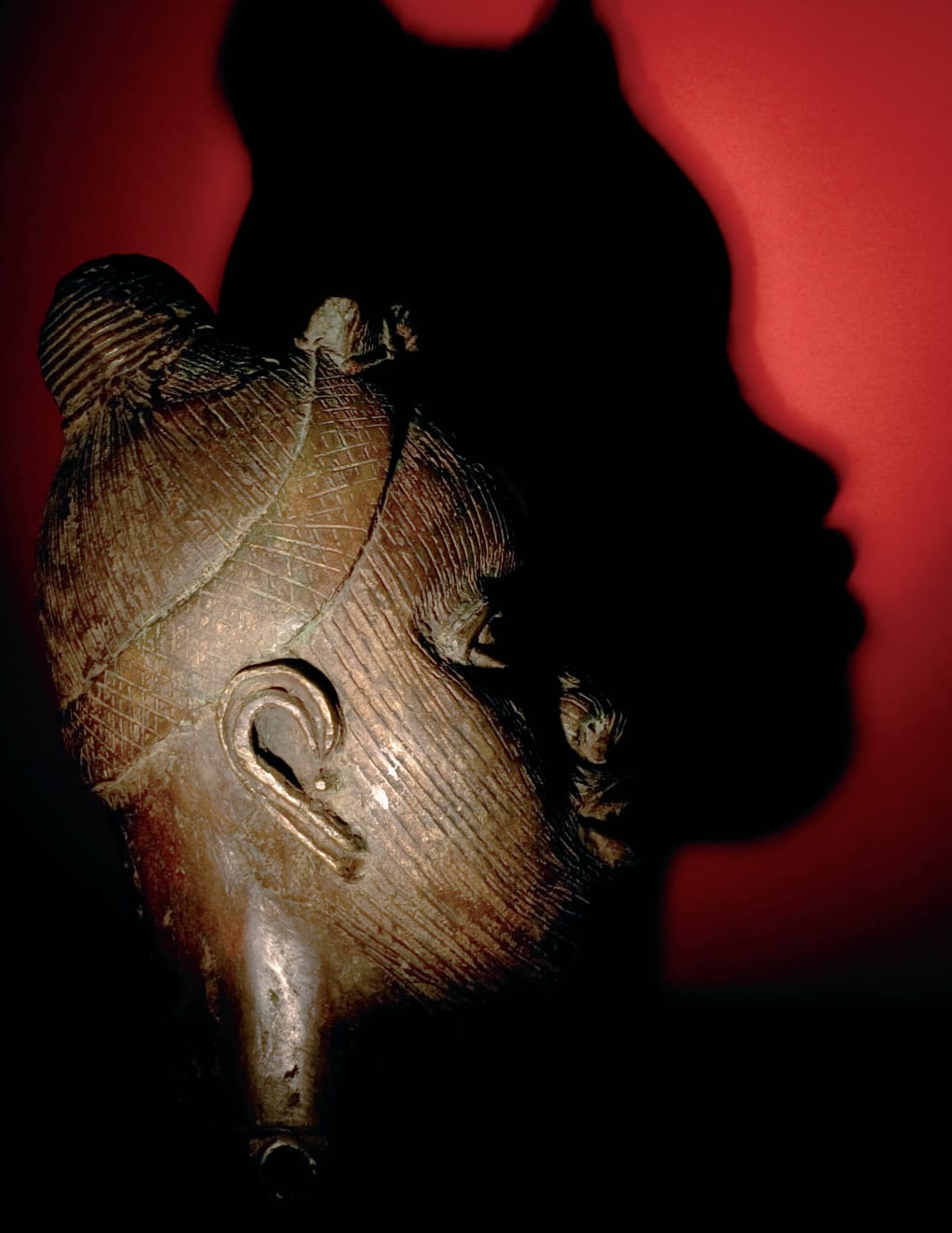 Andres Barragan, Series "Cabeza de Bronce de Ife" La Juventud Cortesana, 2009
