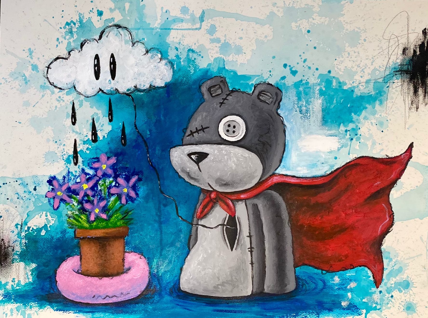 Carlos Ayala Barreto, Sharing the Rain, 2022