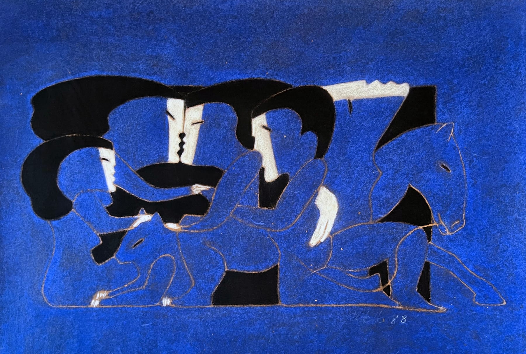 Miguel Angel Batalla, The Blues II, 1988