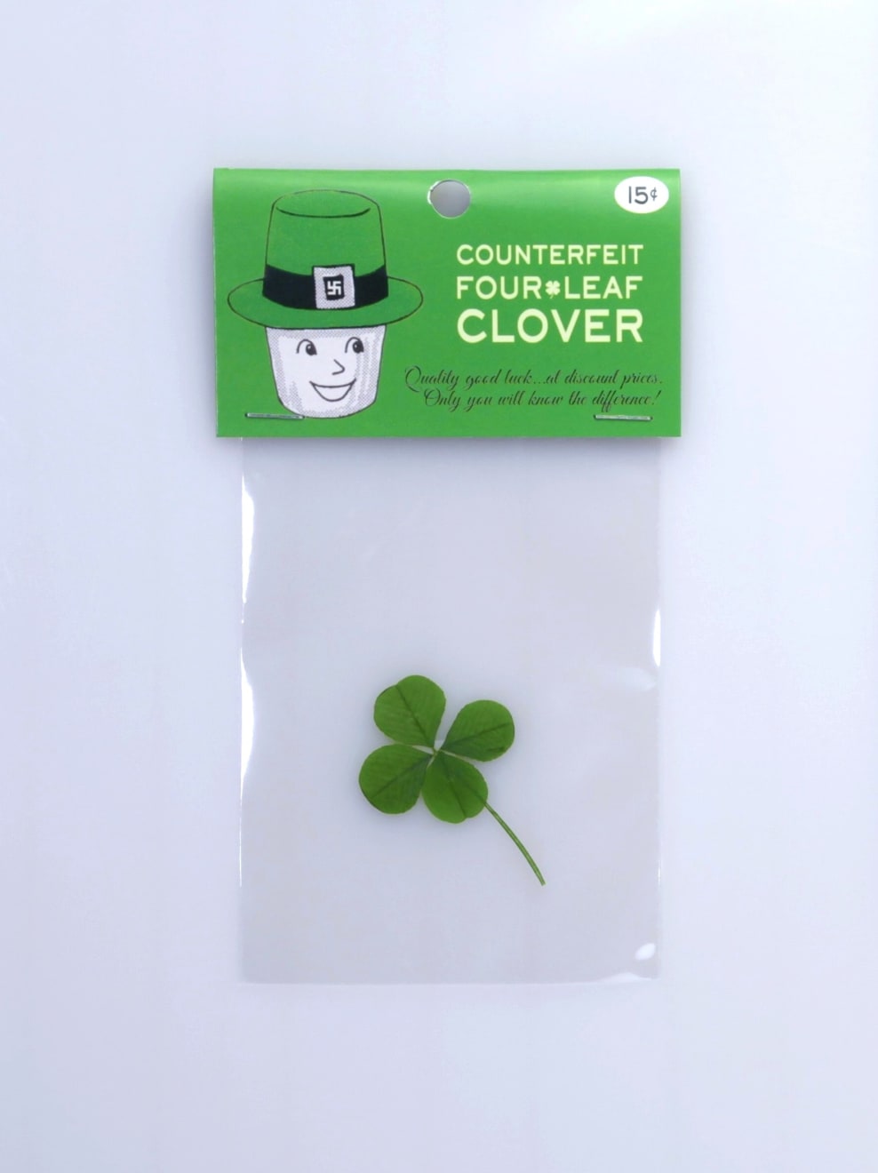 Dana Wyse, Counterfeit four-leaf clover, 2022
