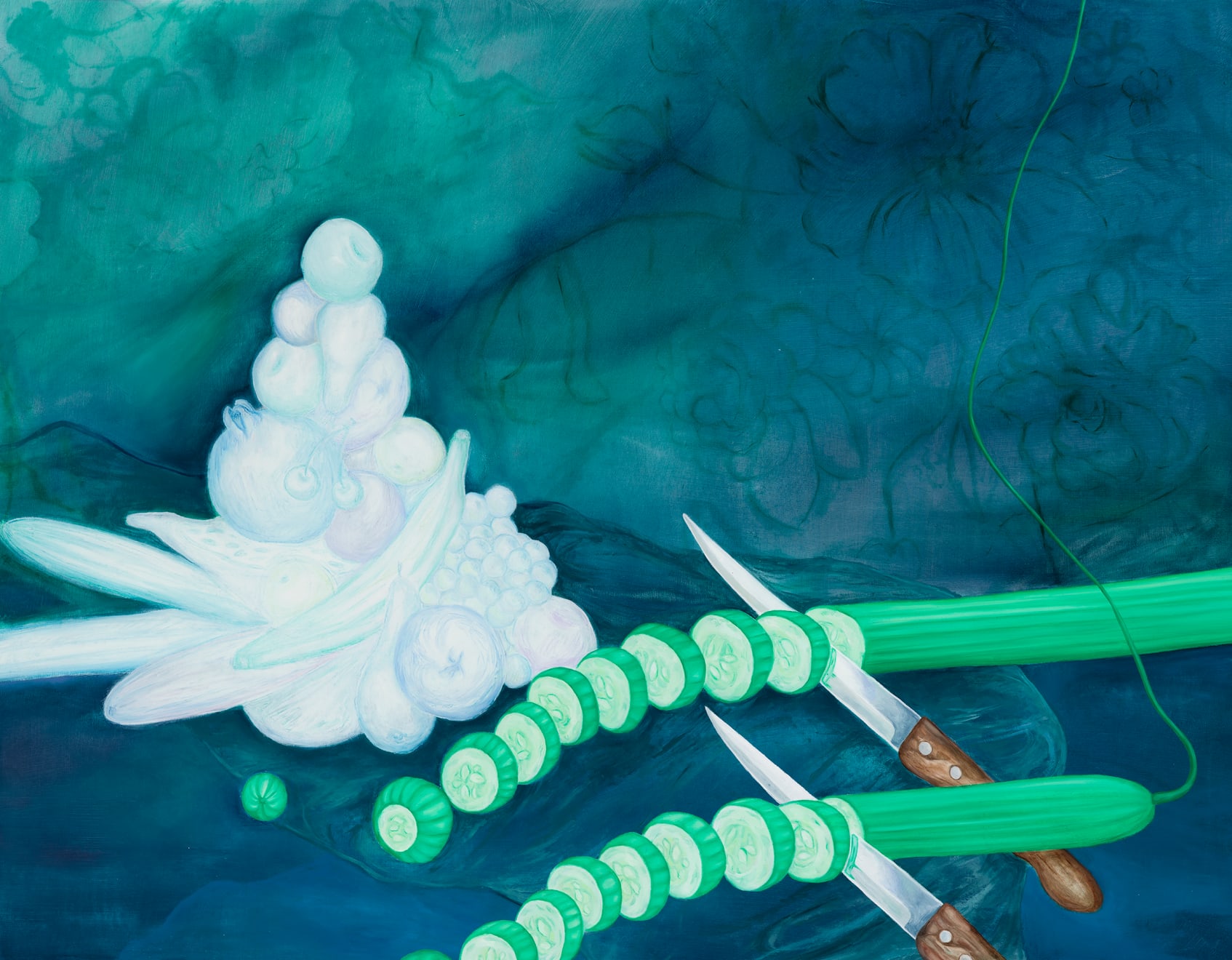 Minoo Yalsohrabi, The Rhythm of Cutting Cucumbers, 2023