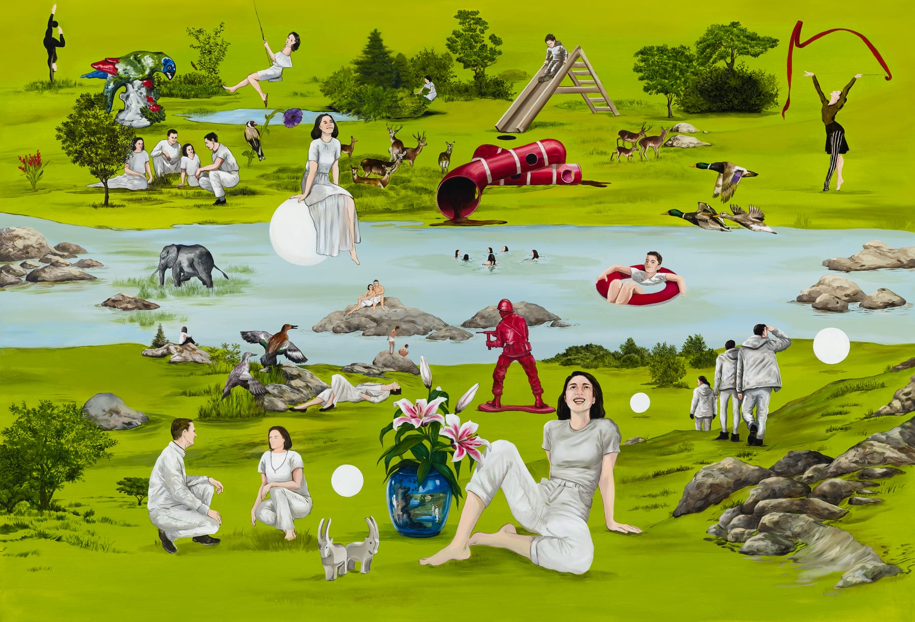 Mahsa Tehrani, “Untitled” from the “The hunting ground” series, 2022