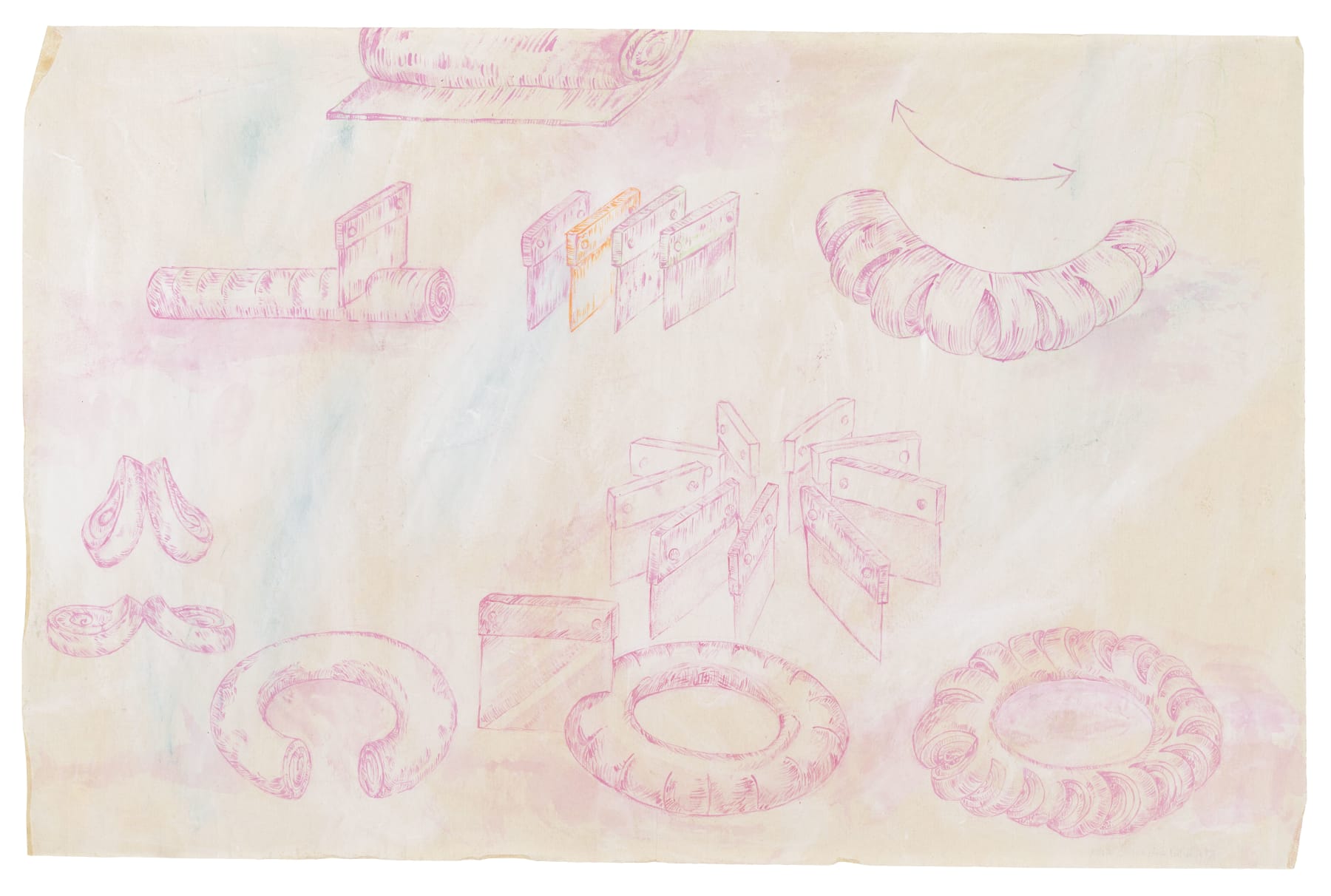 Minoo Yalsohrabi, Unnumbered Pages From a Lost Recipe Book: A Practice in Uniformity, 2023