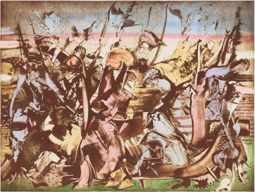 Ali Banisadr, Cannons Hidden in Roses, 2019