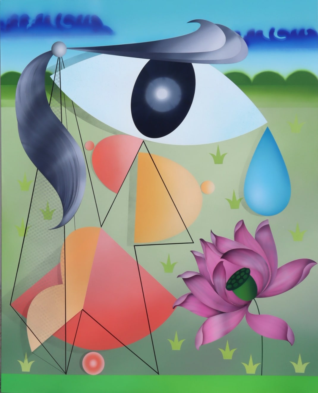 Hoda Kashiha, Shahrivar Like a Tear Drop Decided to Fall This is Liberation Time for All, 2023