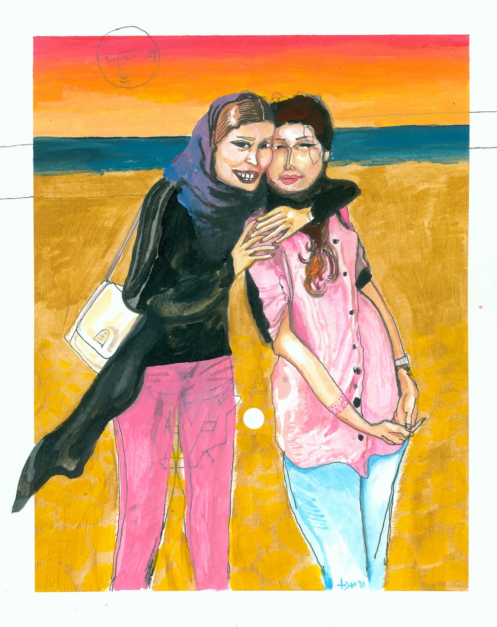 Sadra Baniasadi, Sunsets Are Beautiful (Ghoruba Ghashangan), 2019