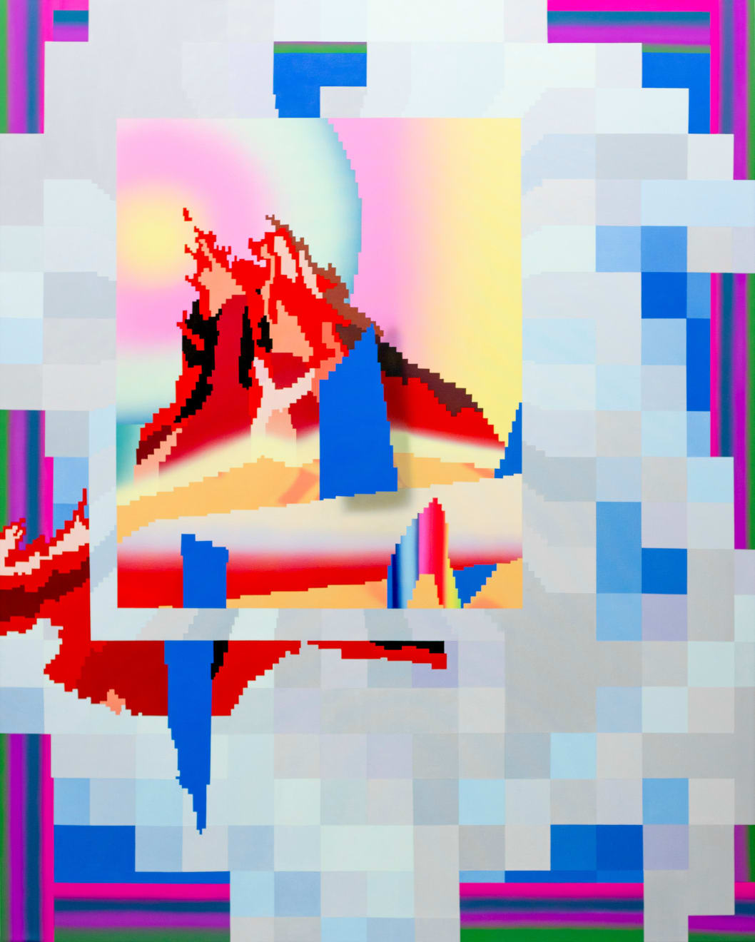 Yousha Bashir, Untitled from The Breakdown of Confined Space series, 2019