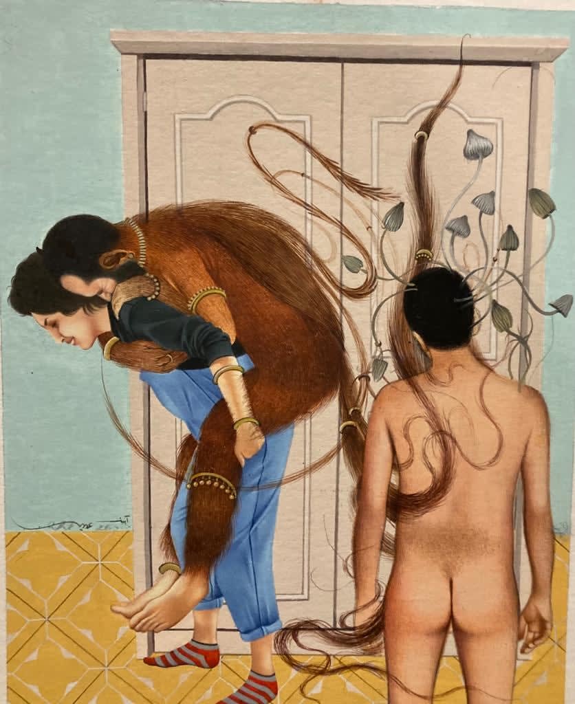 Maryam Ayeen and Abbas Shahsavar, Love Me, 2023