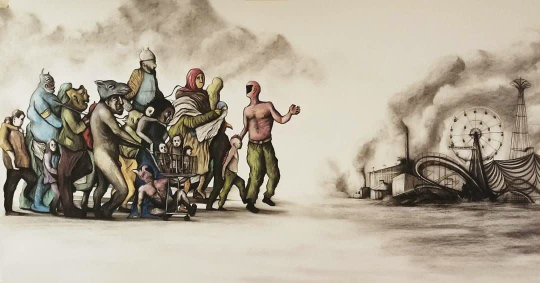 Pouya Afshar, The charm of the unfamiliar I, 2018