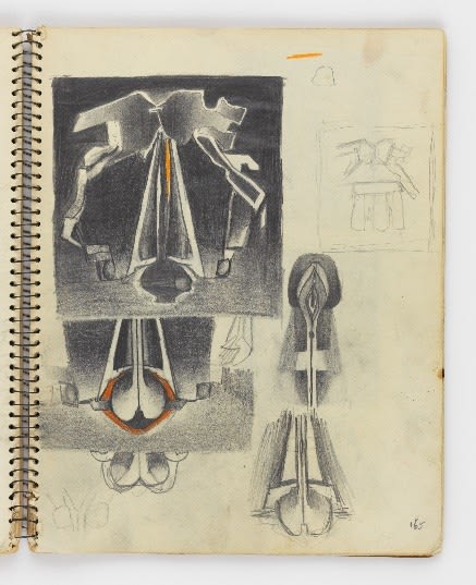 Deborah Remington, Untitled Sketchbook (1960-1970), 1960-1970
