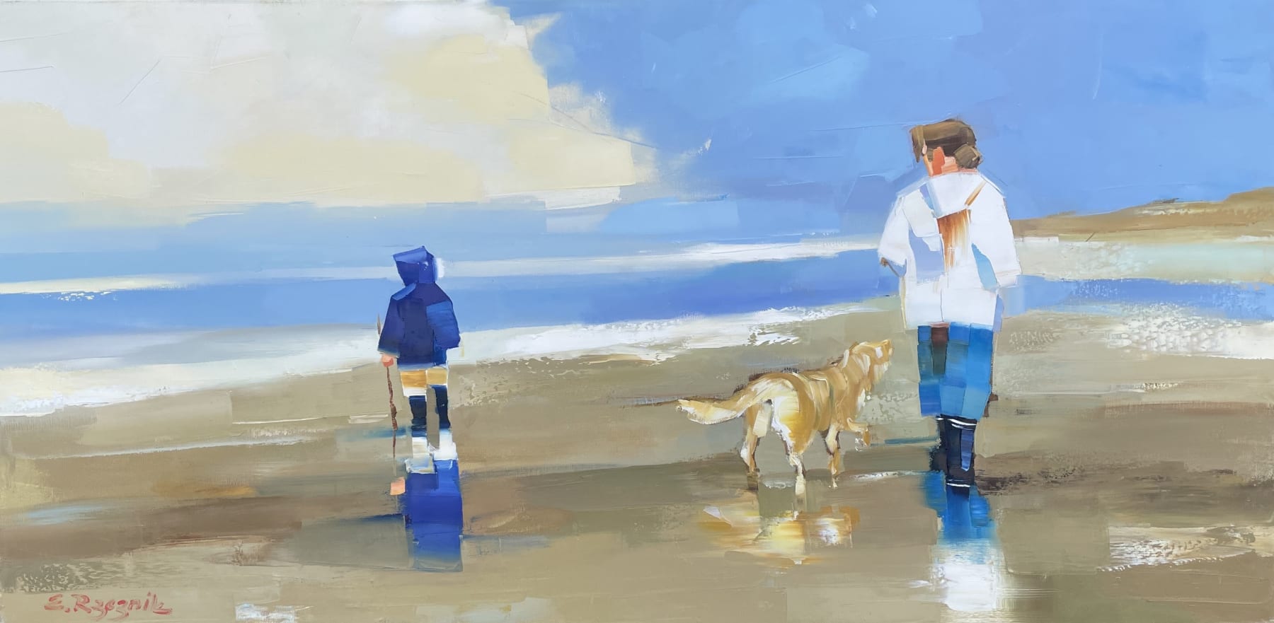 Ewa Rzeznik, Uitwaaien