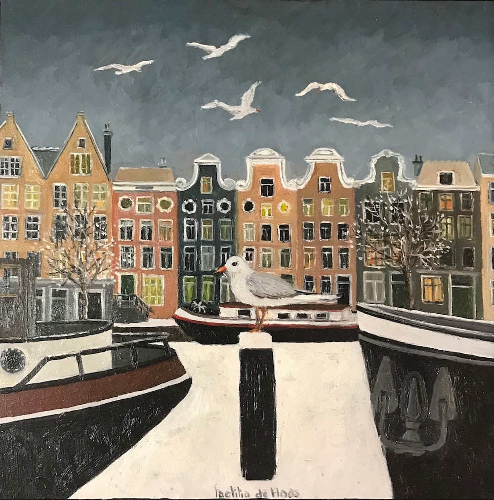 Laetitia de Haas - Winterse Gracht