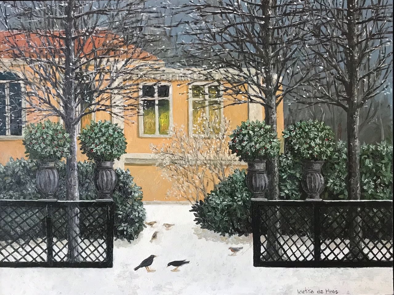 Laetitia de Haas - Huis in Winter