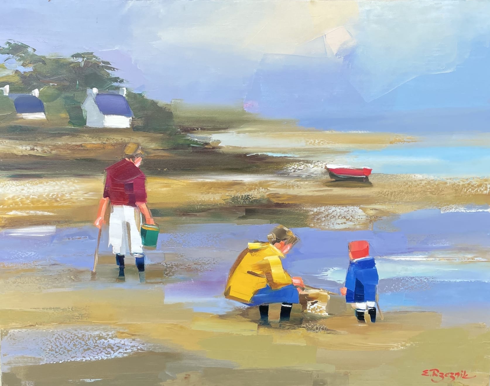 Ewa Rzeznik, Op vakantie