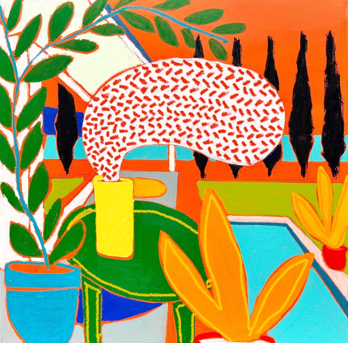 Gordon Hopkins, Warm Poolside Day