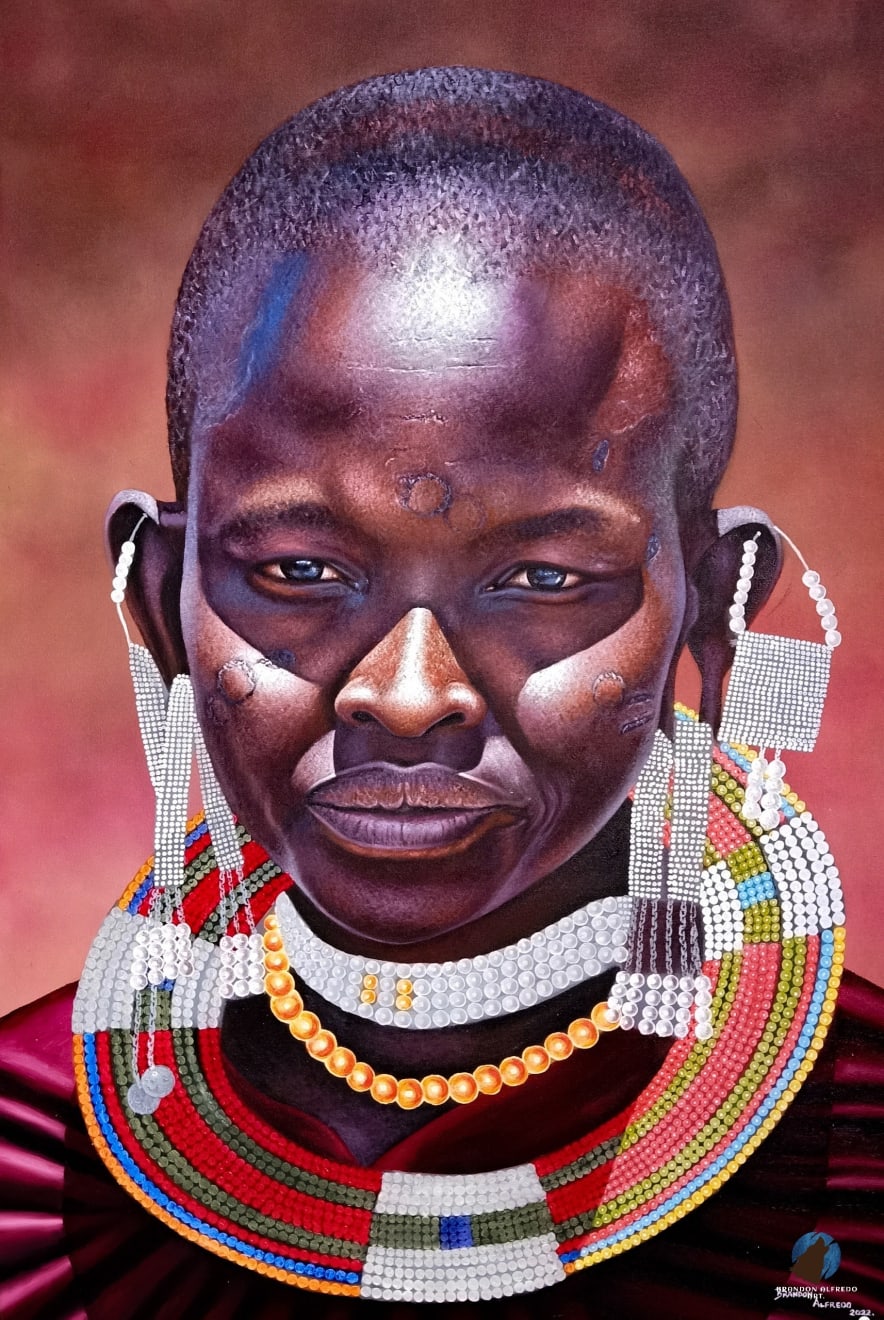 Brandon Alfredo, Masai woman , 2022
