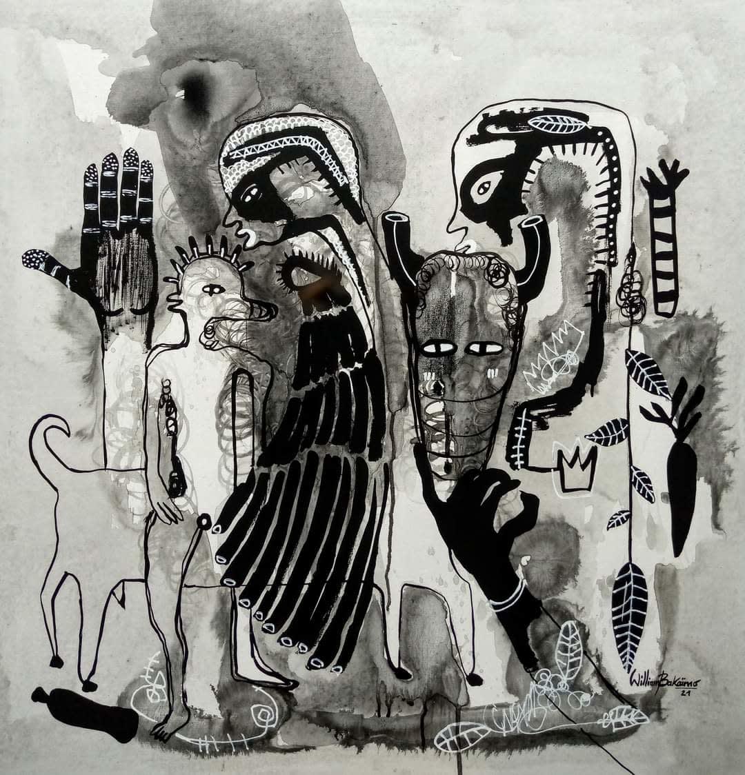 William Bakaimo, Porte bonheur 2, 2021