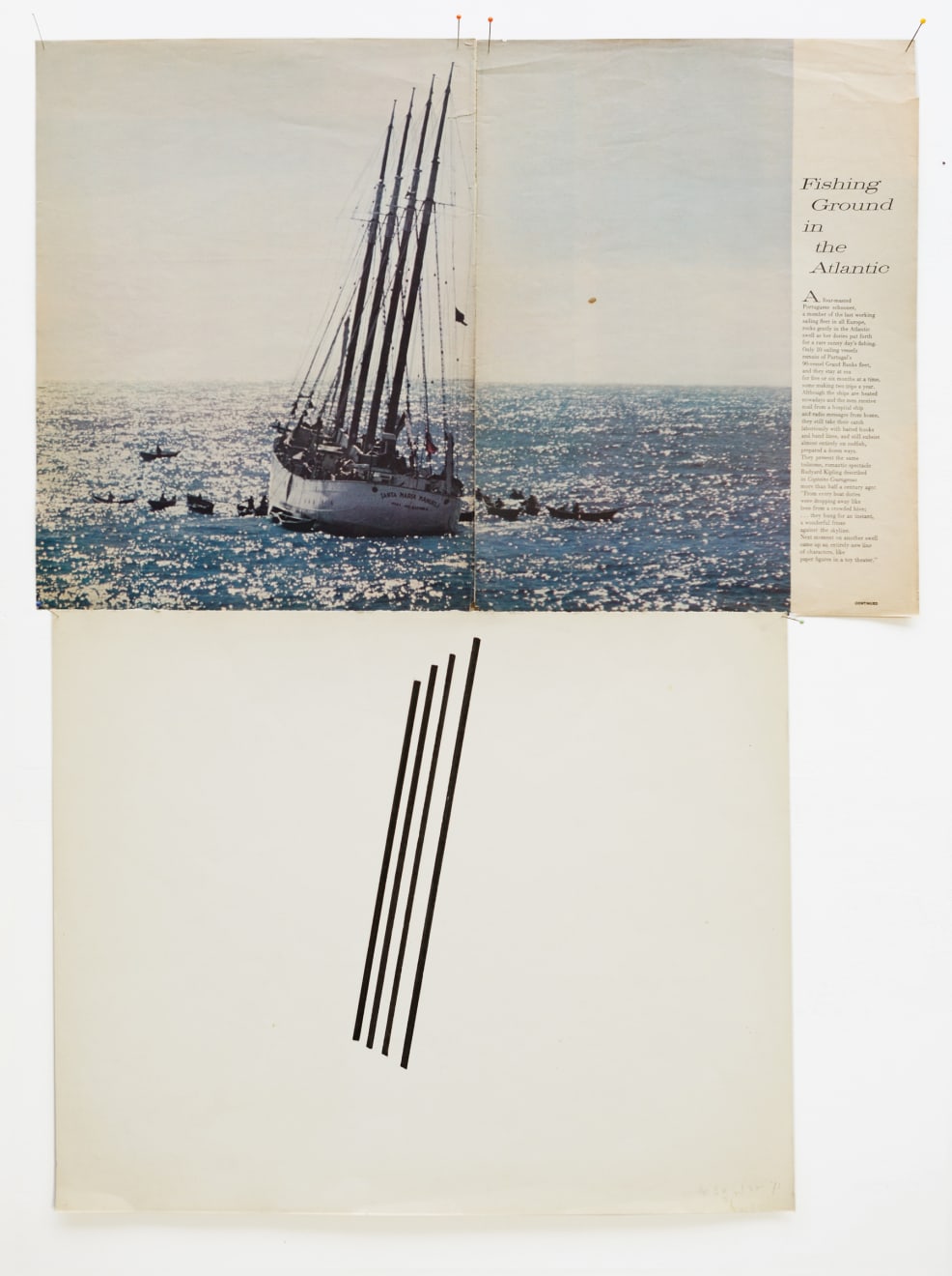 Willy De Sauter, Fishing ground in the Atlantic, 1971