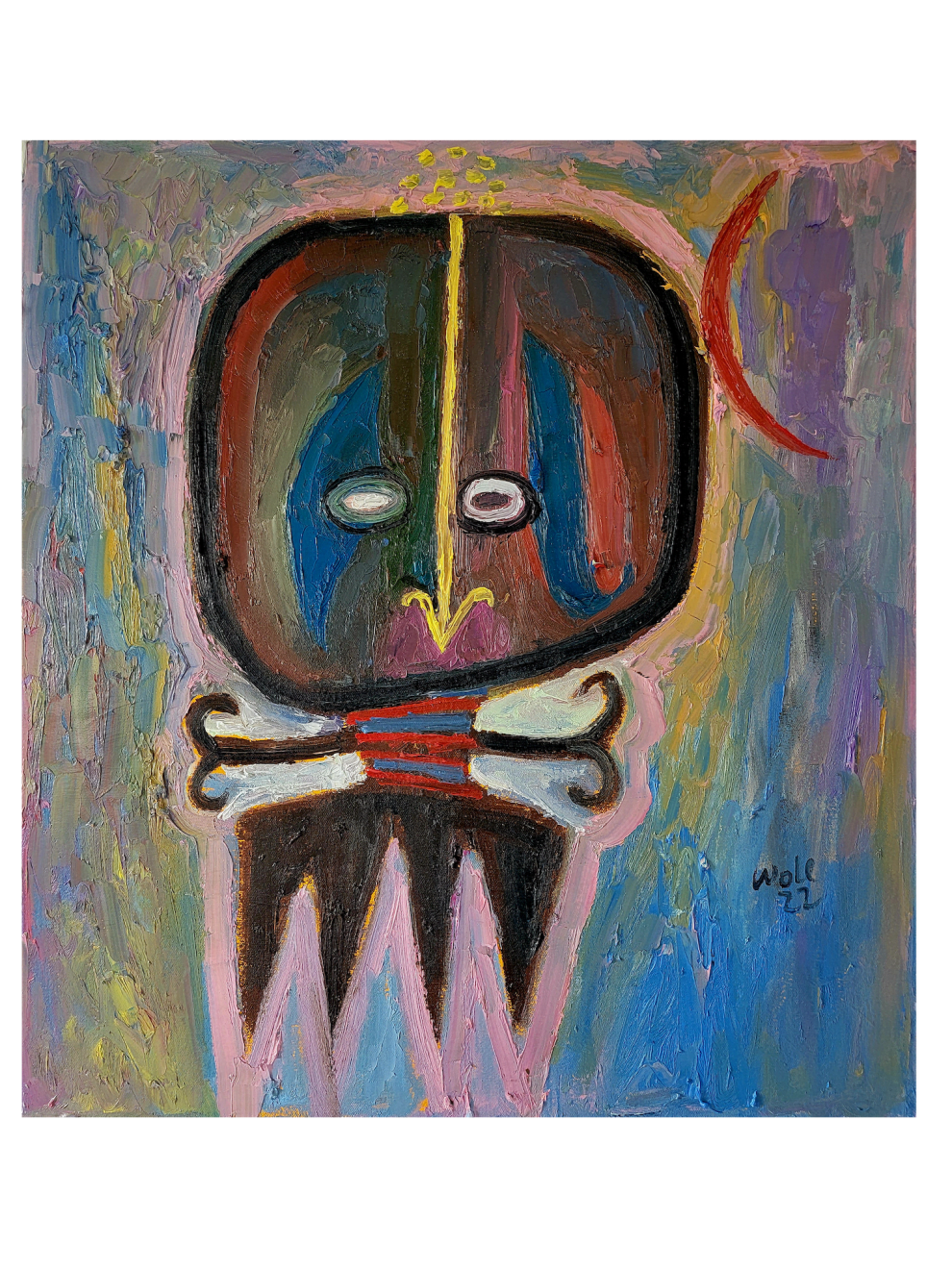 Wole Lagunju, Comb Cosmos, 2022