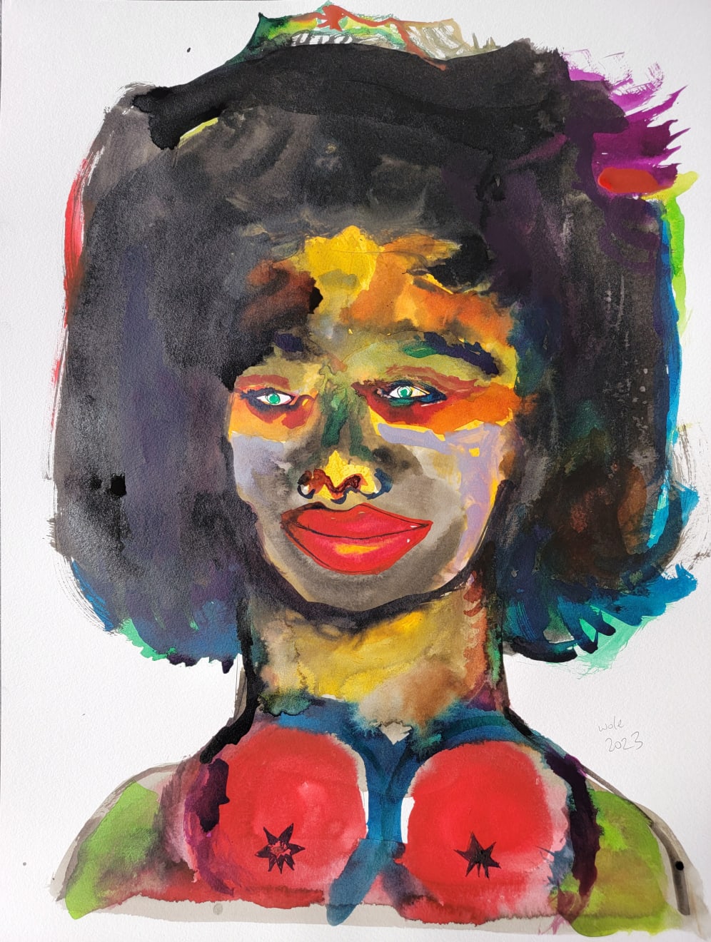 Wole Lagunju, Naivete, 2023