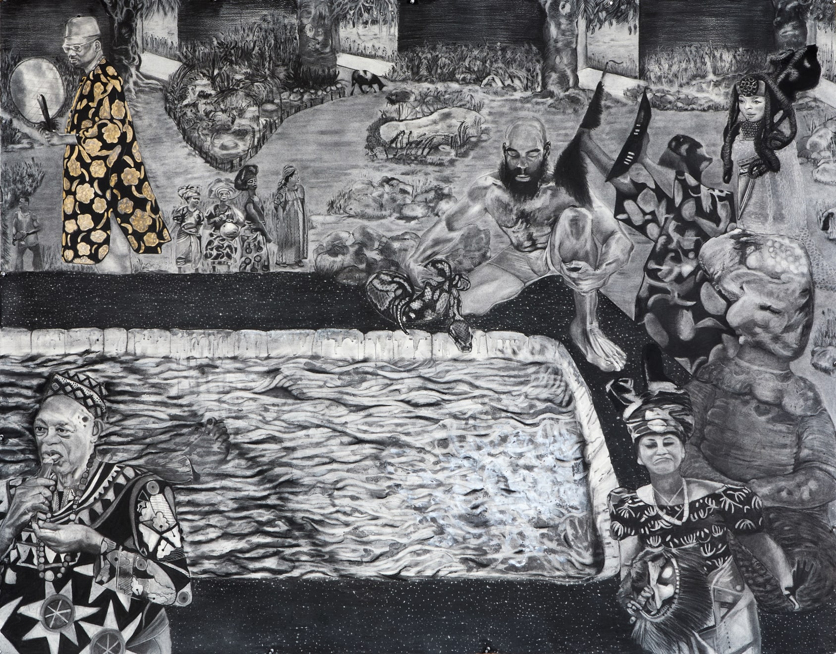 Ugonna Hosten, For the clarity of dawn (1/2 Diptych), 2024