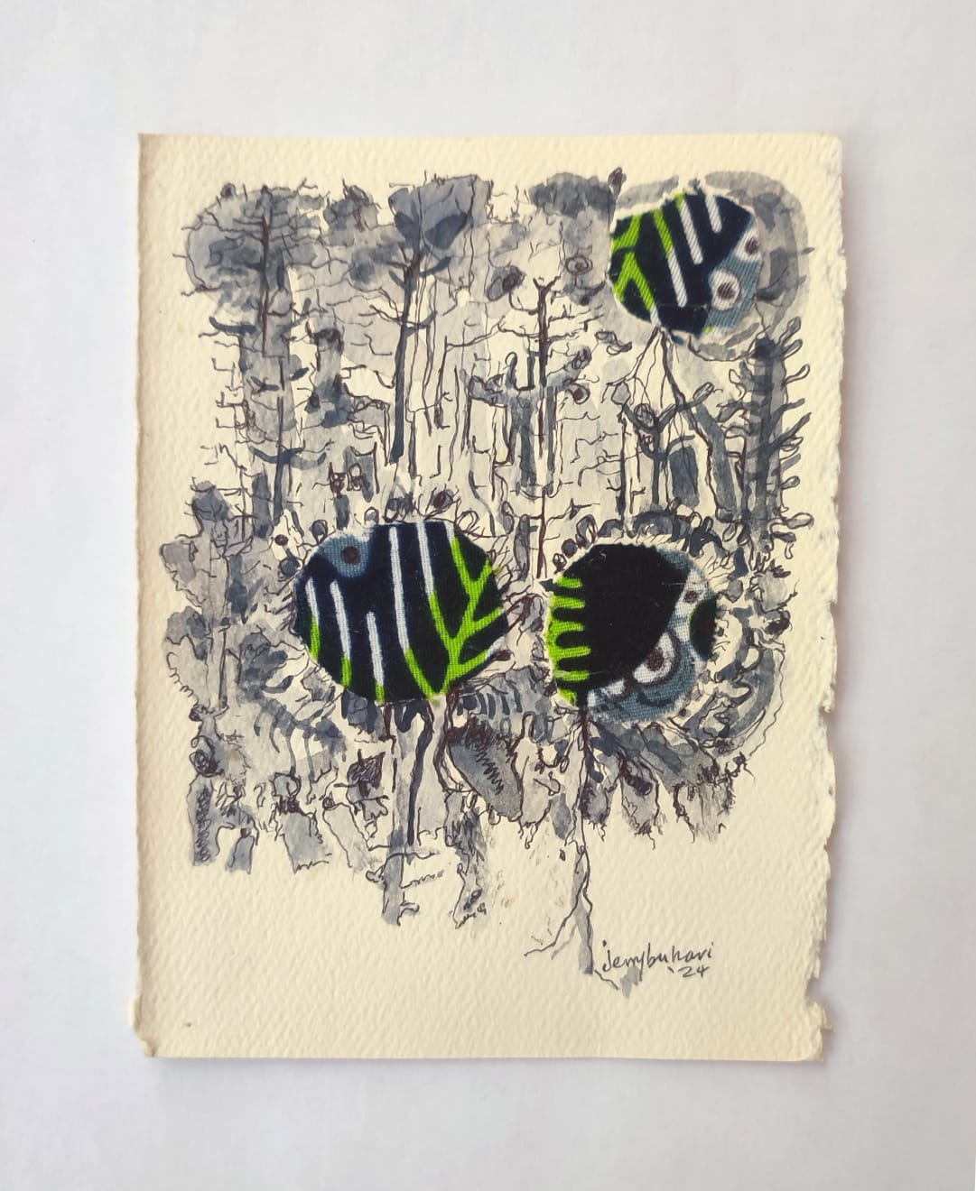 Jerry Buhari, Personal landscape I, Jápa series, 2024