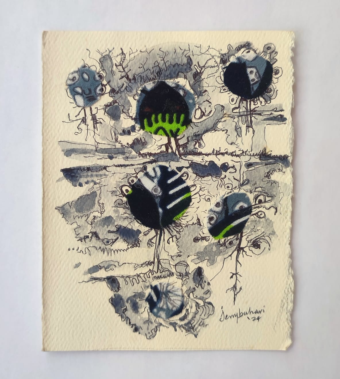 Jerry Buhari, Personal landscape II, Jápa series, 2024