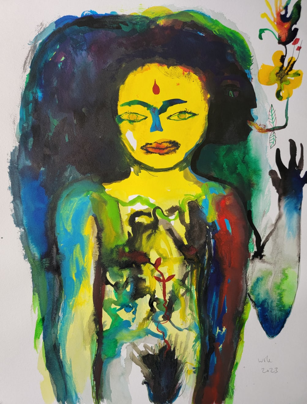 Wole Lagunju, Split Personality Maiden, 2023