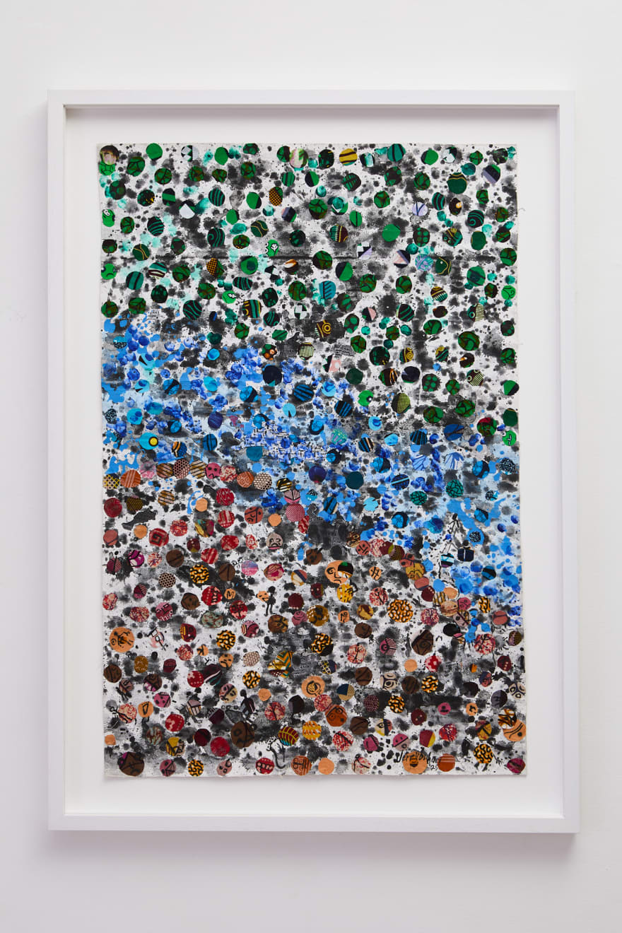 Jerry Buhari, Attraction of the blue line, Jápa Series, 2025