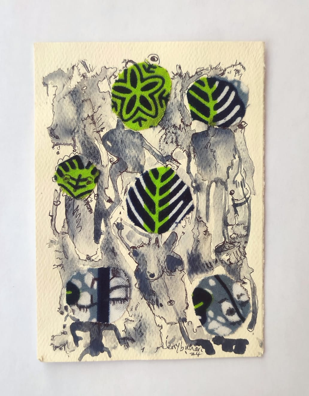 Jerry Buhari, Personal landscape V, Jápa series, 2024