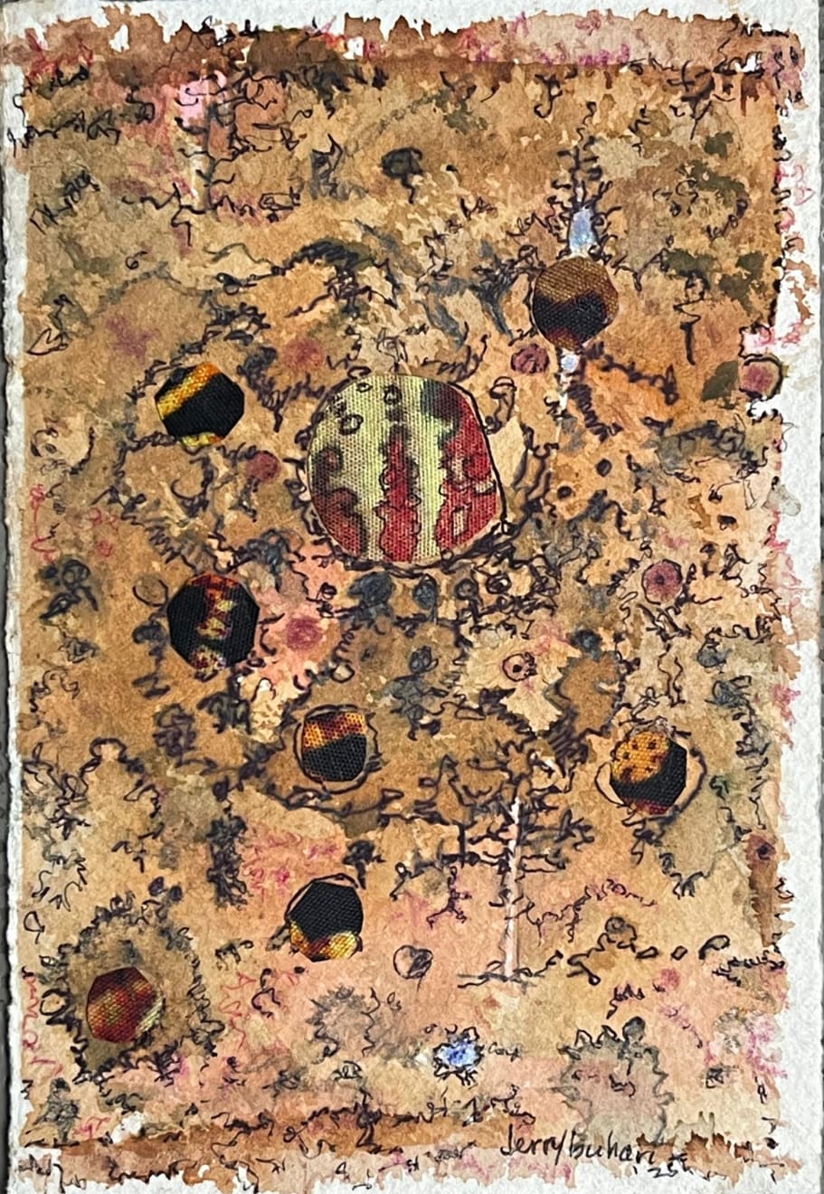 Jerry Buhari, Conference of migrants in the desert with one oasis , 2025