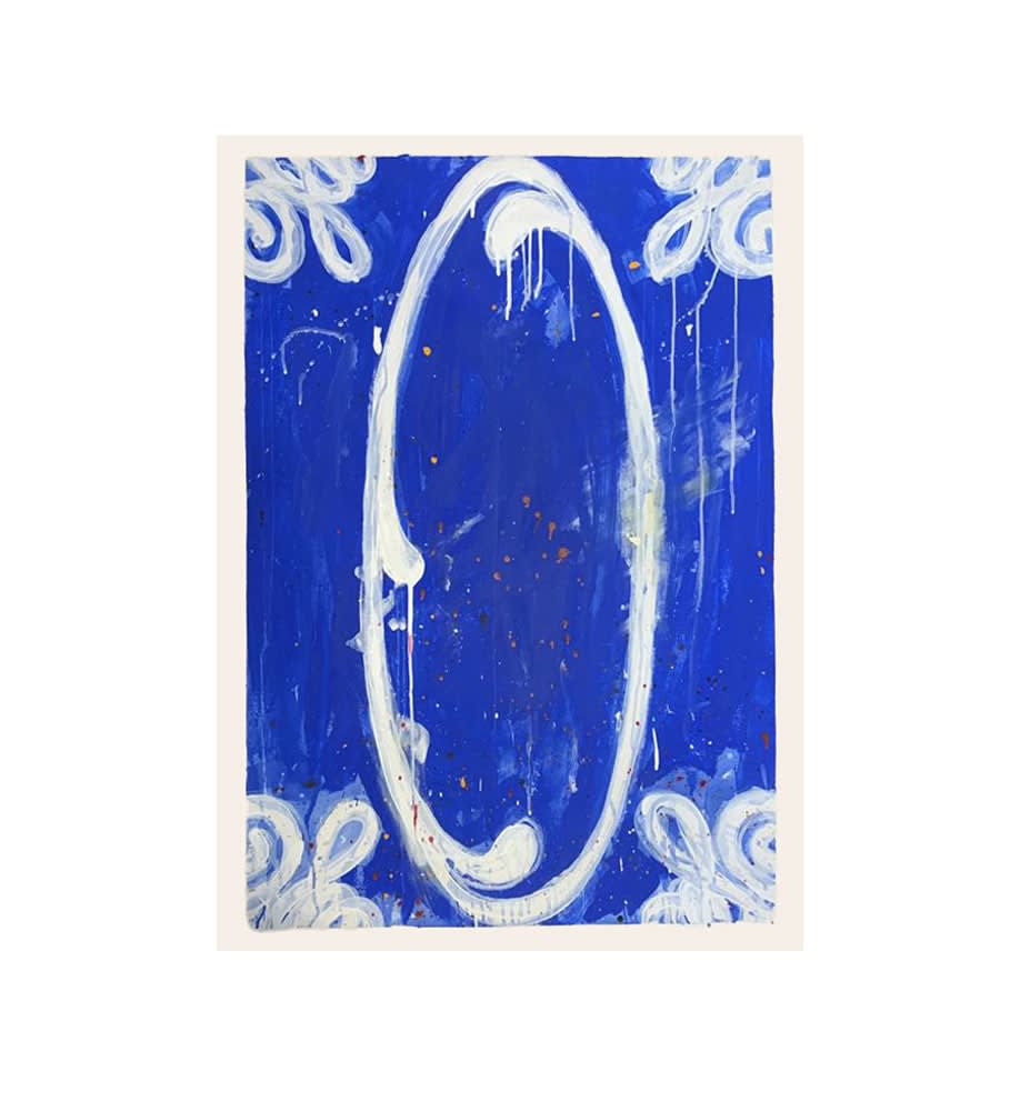 Jose Yisa, DKK / Serie pictórica G.E. Azul (DKK / Pictorial series Blue G.E.), 2022