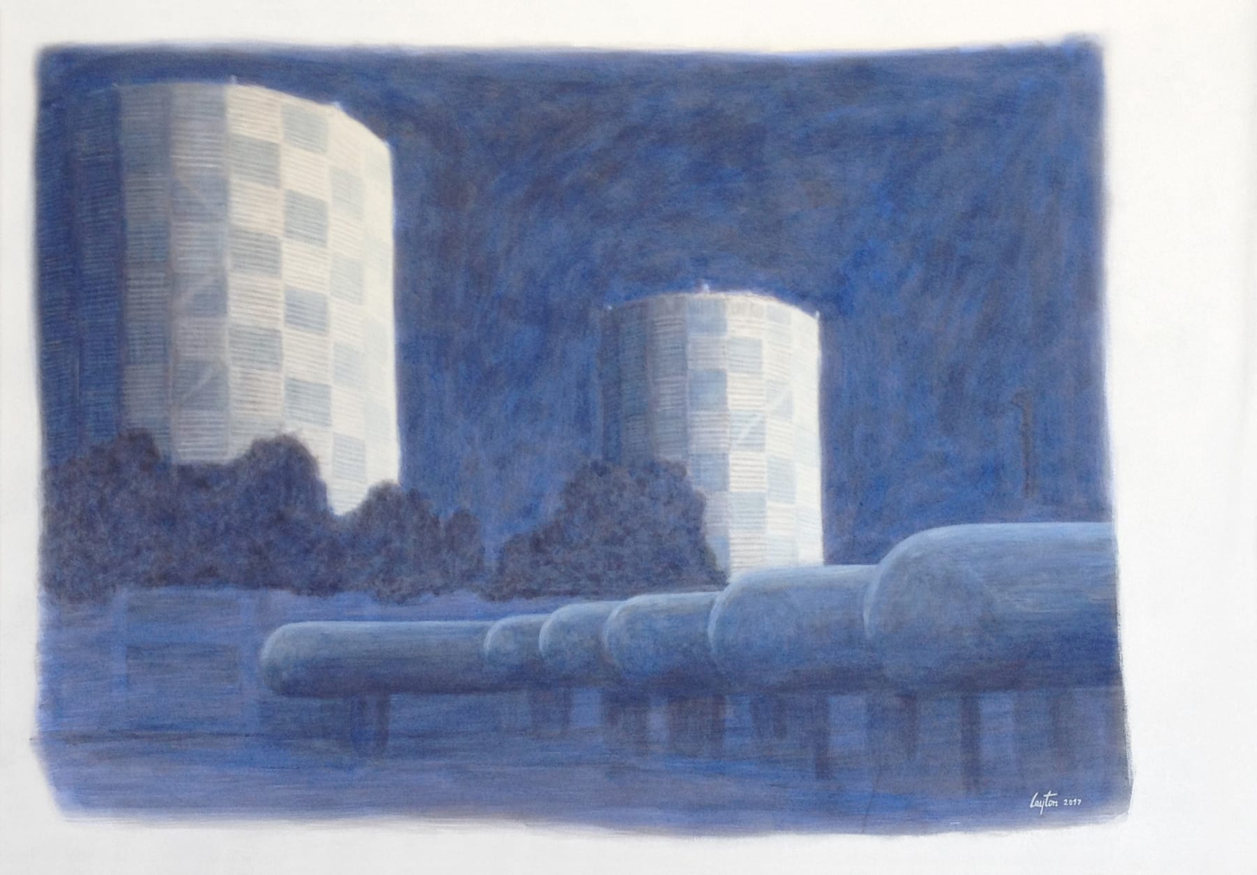 Sebastián Leyton, Gasometros, 2017
