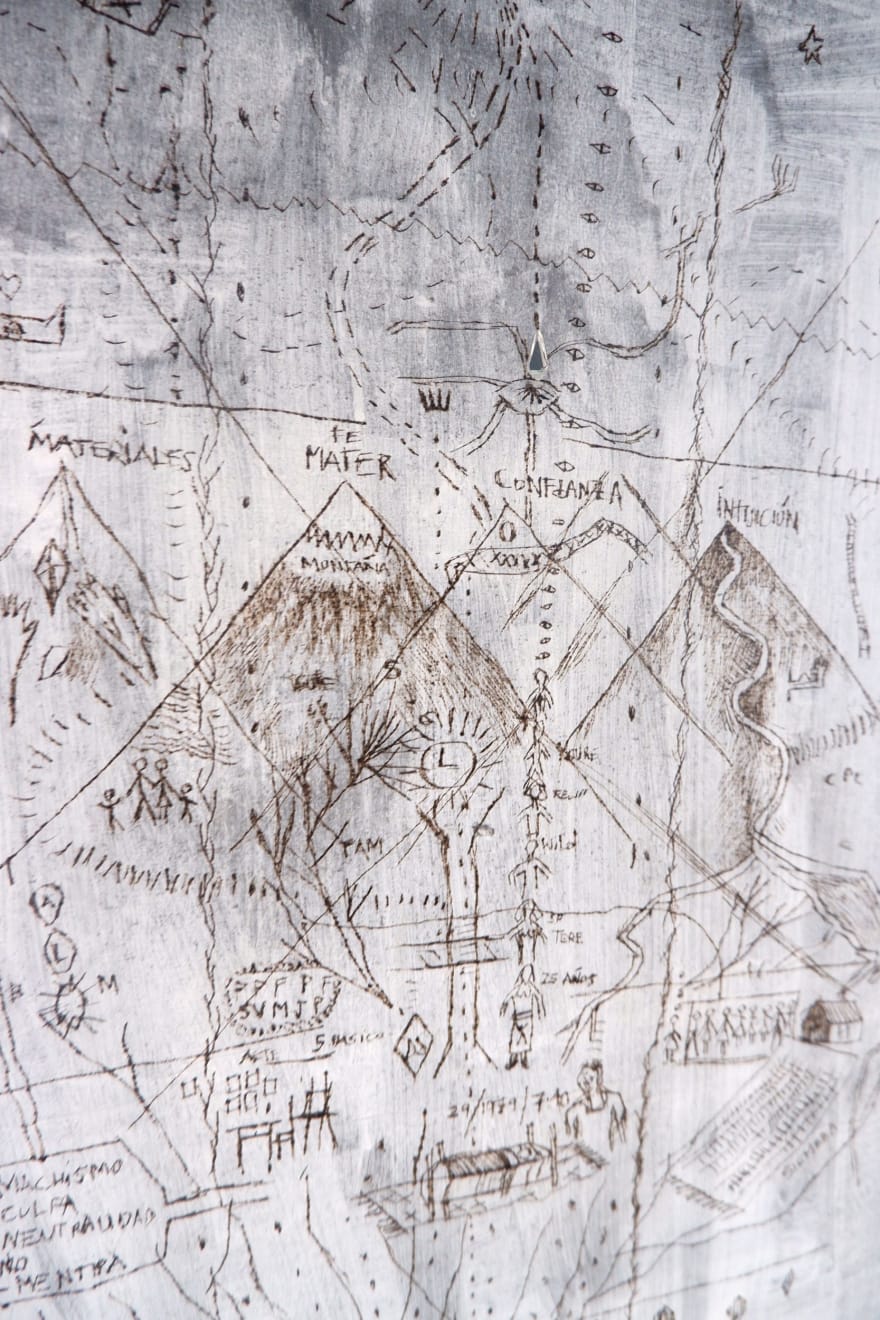 Virginia Guilisasti, El mapa de la vida (Life map), 2024