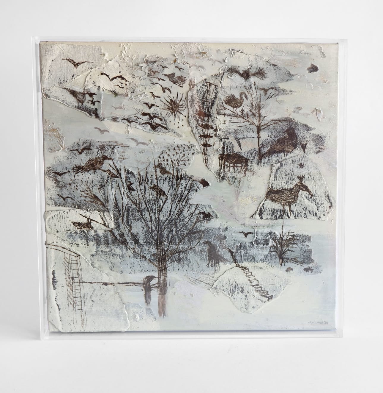 Virginia Guilisasti, En el jardín de las aves (In the bird garden), 2024