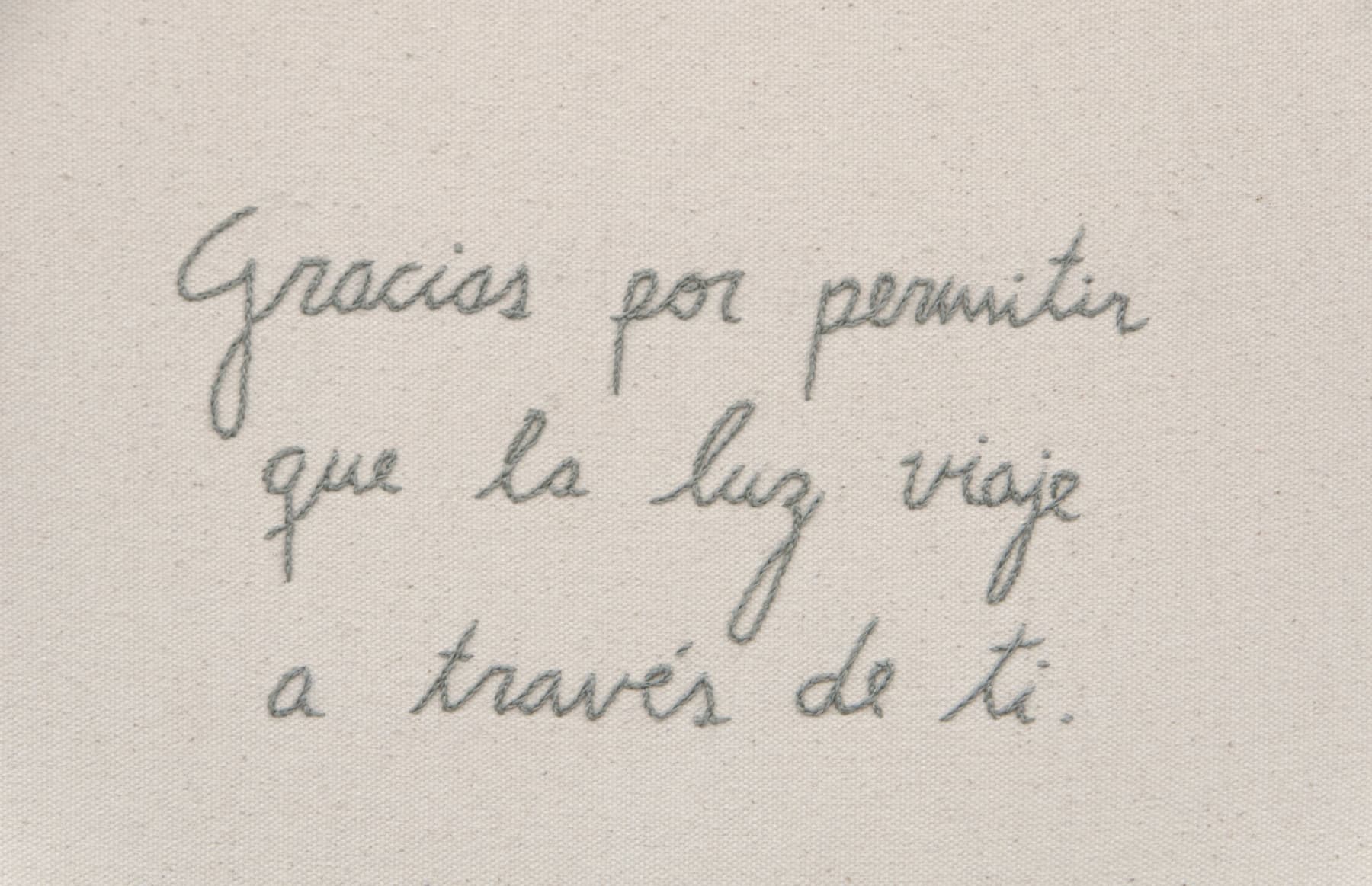 Catalina Torres, Gracias (Thanks), 2018