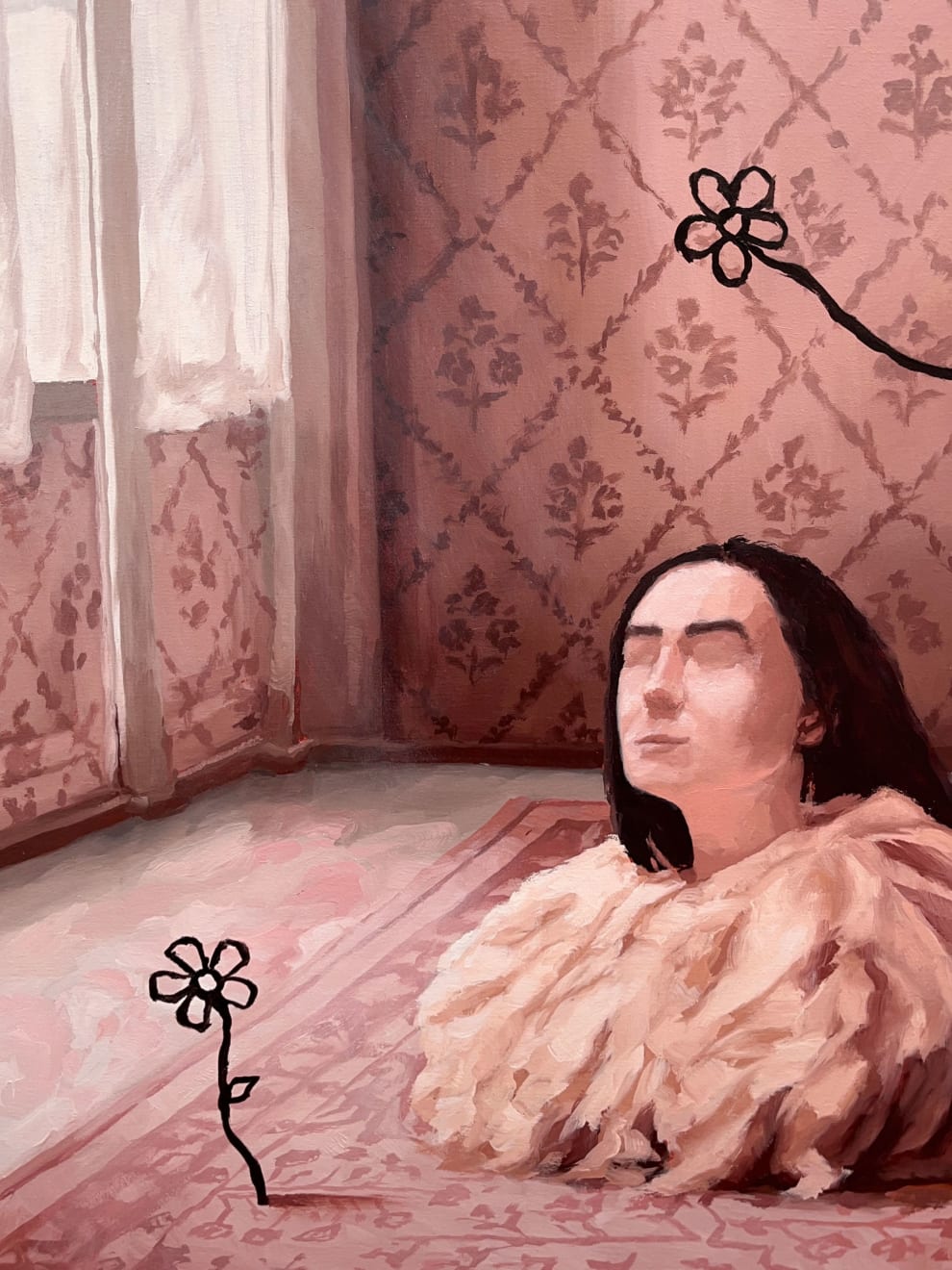 Pascual Ovalle, Jardín interior I, 2023