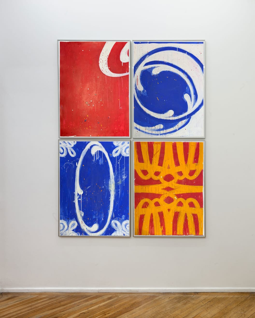 Jose Yisa, DKK / Serie pictórica G.E. Azul (DKK / Pictorial series Blue G.E.), 2022
