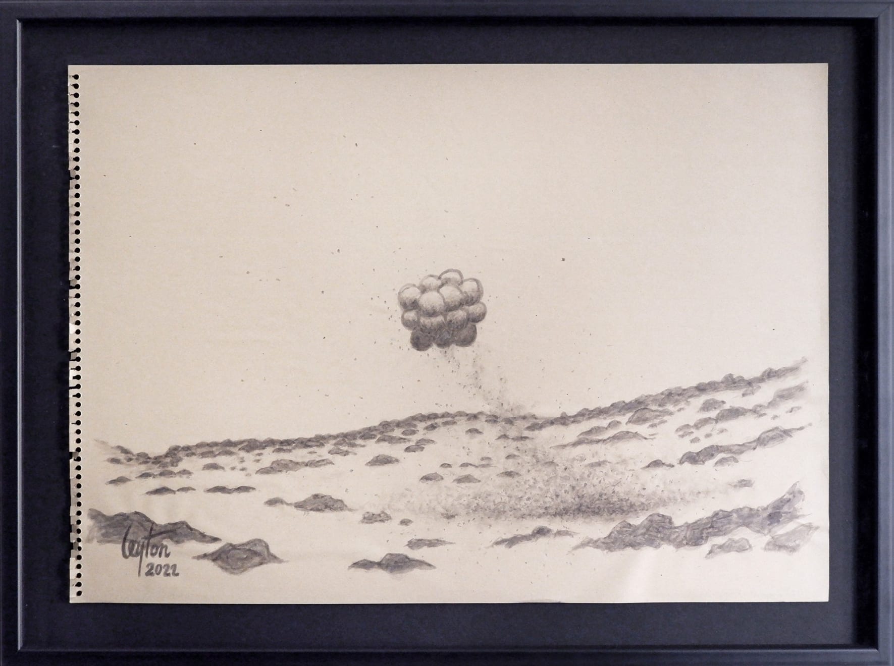 Sebastián Leyton, Boceto Bouncing Rover 1, 2022