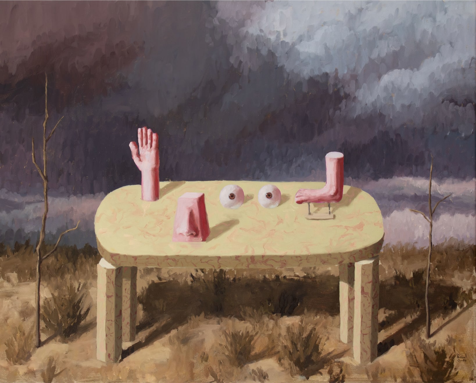 Pascual Ovalle, Una persona en el exterior 2 (One person outdoors 2), 2024