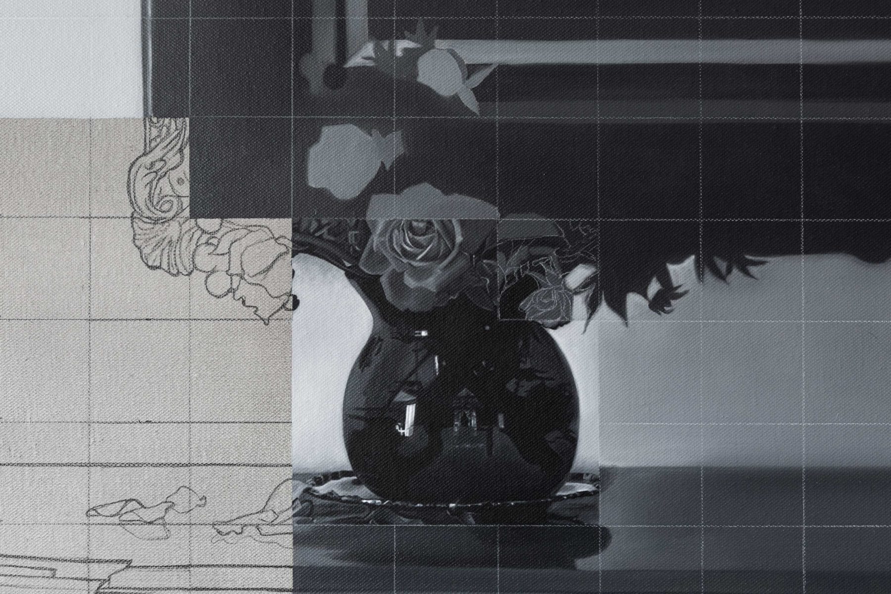Catalina Torres, Entre líneas y capas - Florero (Between lines and layers - Vase), 2023
