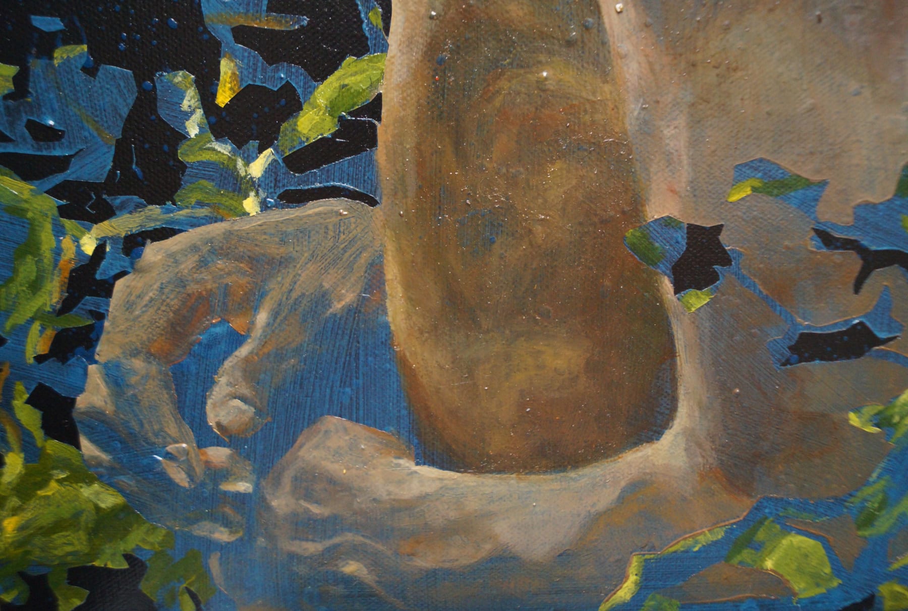 Paula Solís, Estudio Arreglo Floral con Limones (Floral Arrangement Study with Lemons), 2022