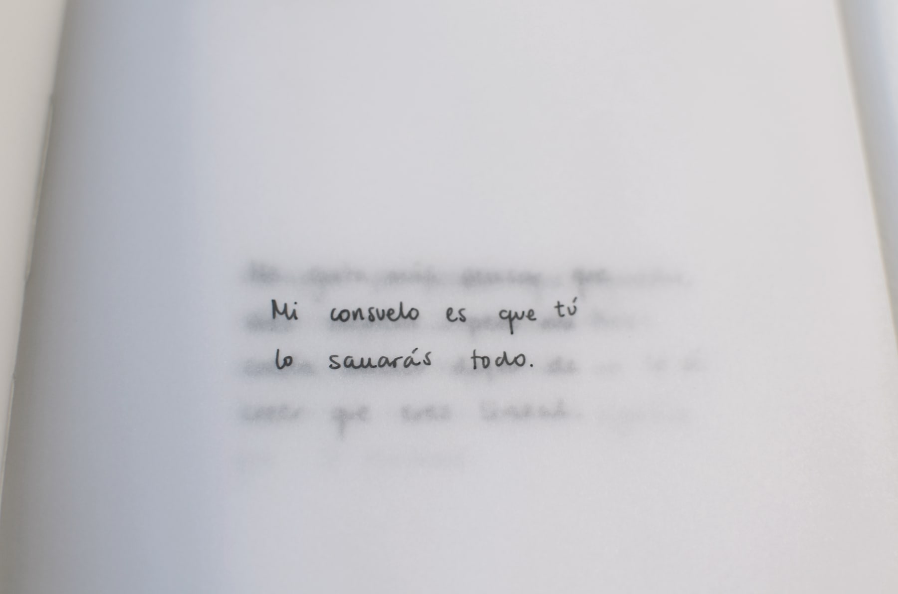 Catalina Torres, Boceto de cartas al tiempo, 2018