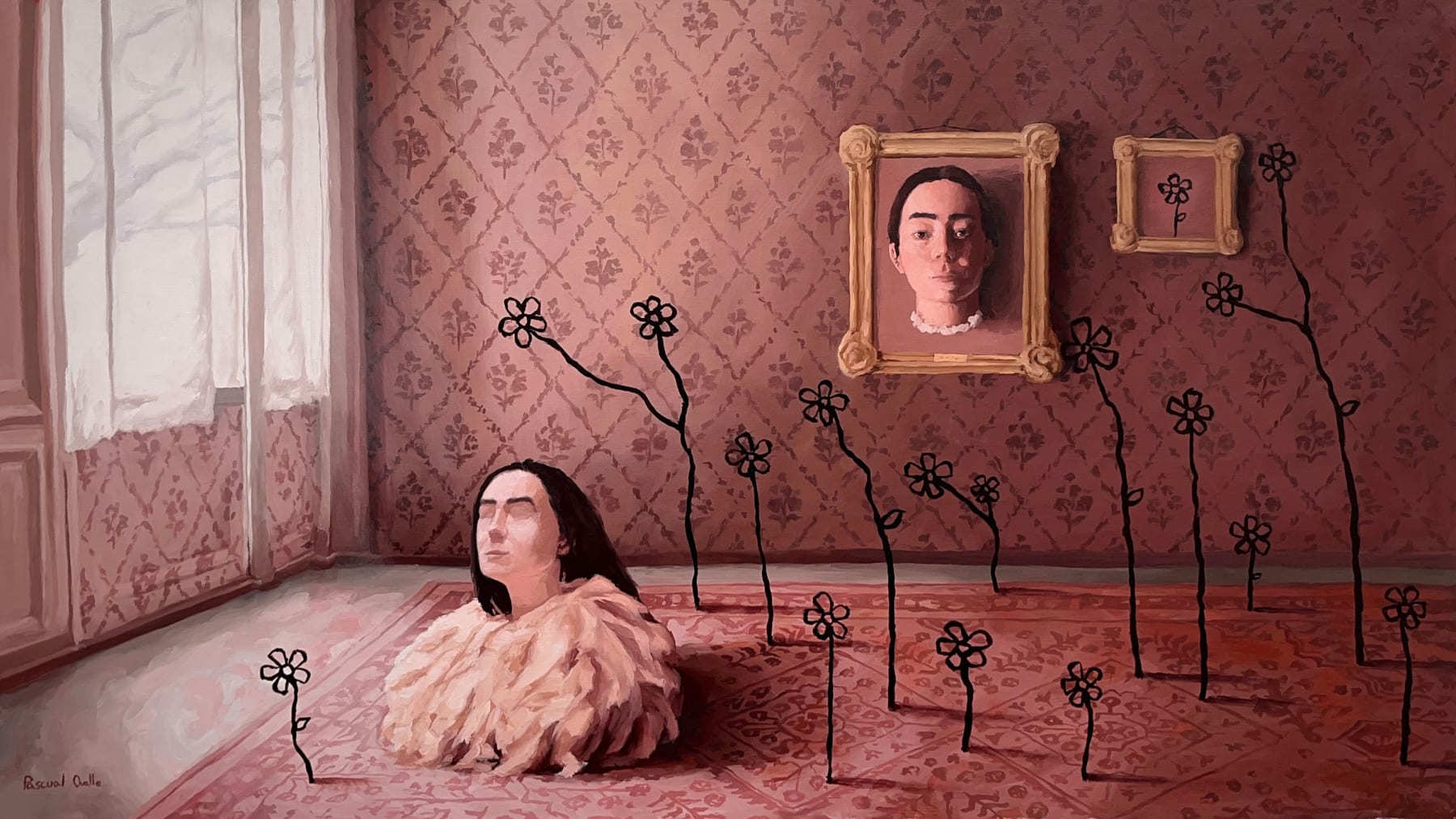 Pascual Ovalle, Jardín interior I, 2023