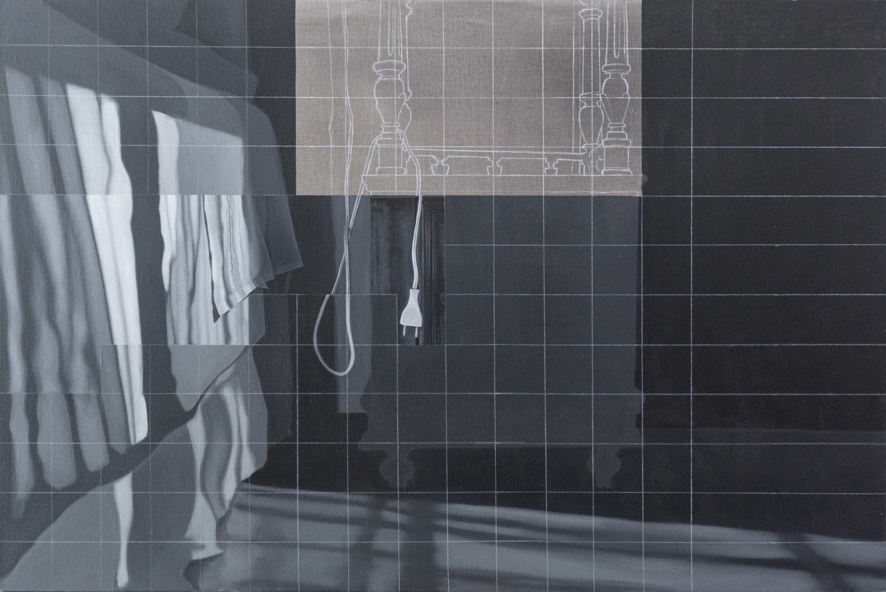 Catalina Torres, Entre líneas y capas - Cama (Between lines and layers - Bed), 2023