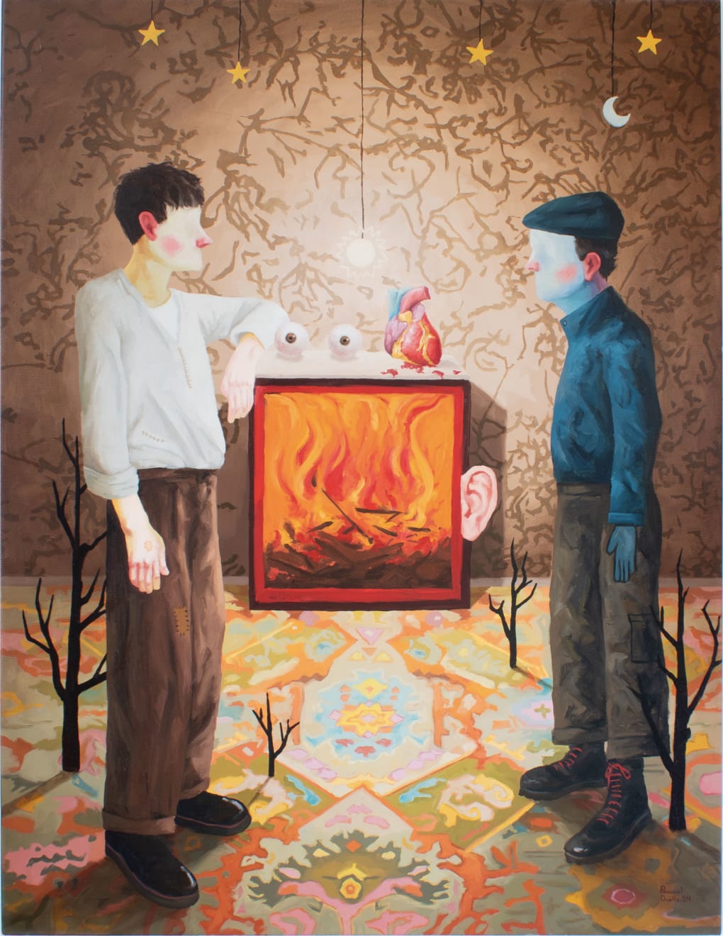Pascual Ovalle, Noche en el hospital (Night in the hospital), 2024
